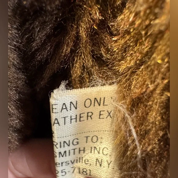 Vintage 70s Leather Trench Coat‎ Size 40R Rust Brown Belted Grais New Generation - Picture 10 of 15